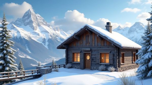 Séjournez dans un chalet aux Saisies avec vue magnifique